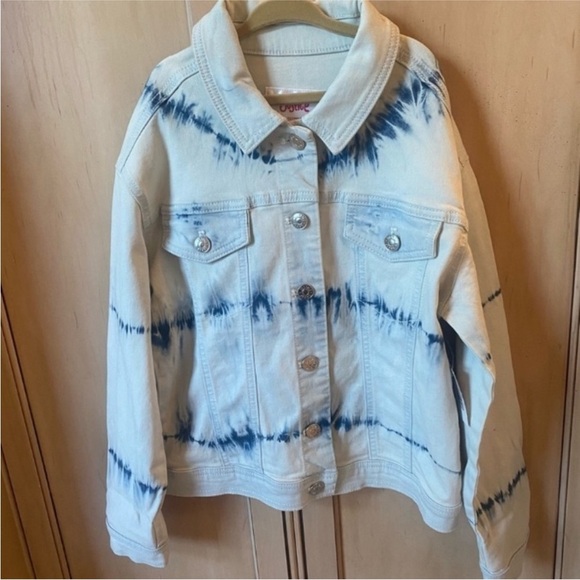 Justice Girls jean jacket size 10 - Picture 1 of 7